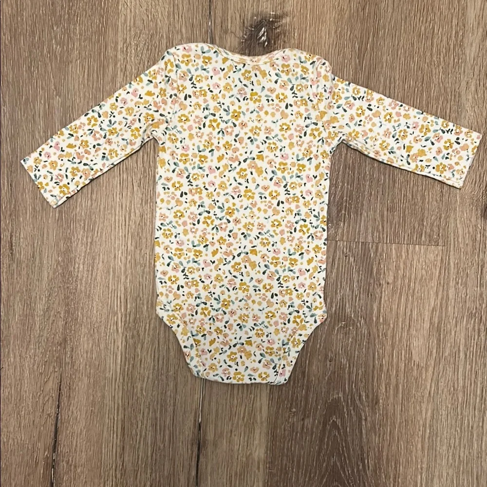 Carter’s Floral Long Sleeve Baby Bodysuit